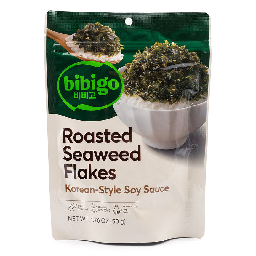 CJ Bibigo Roasted Seaweed Flakes 50 g, 12 pack