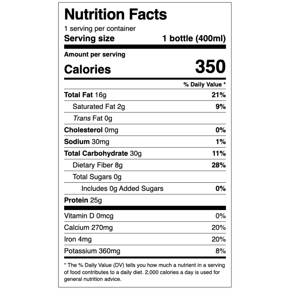 Balance Hēi - Black Sesame Meal Shake (Case of 12)
